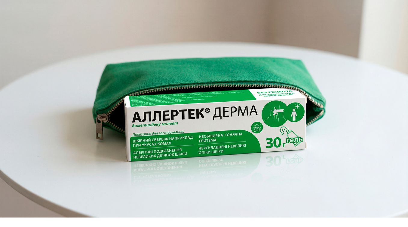 Туба Аллертек Дерма в руці